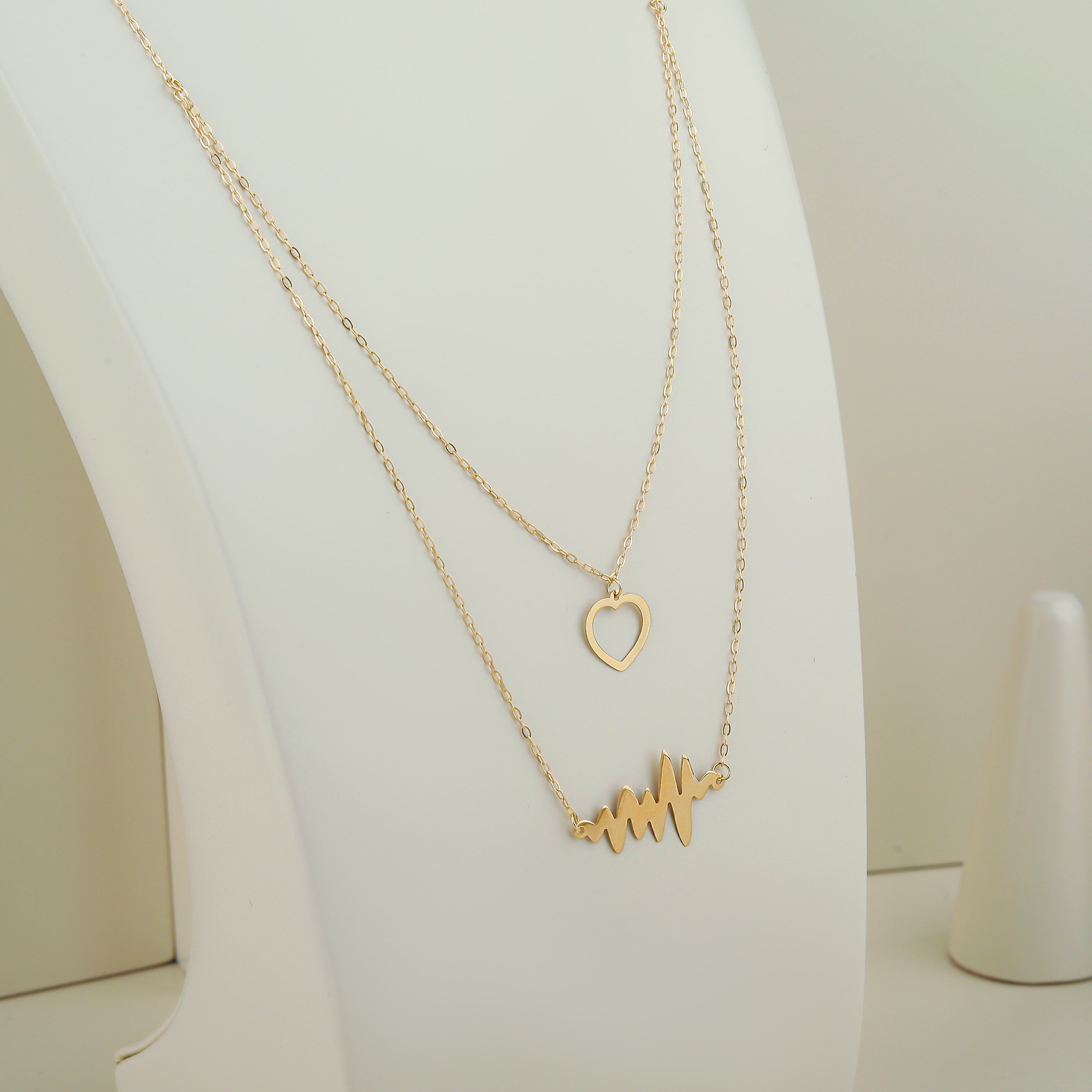 18 karat gold choker, made in Turkey - (H-0947)